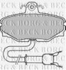 BORG & BECK BBP1334 Brake Pad Set, disc brake